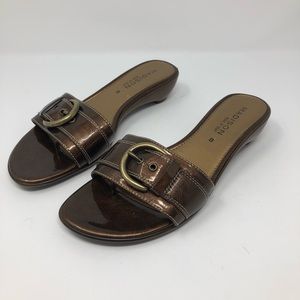 Madison slip on Bronze sandal  8M